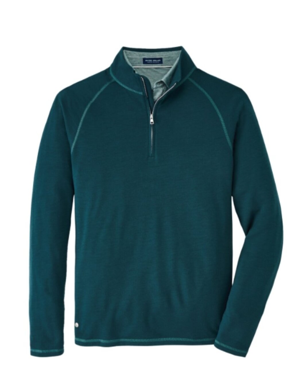 NWOT Peter Millar Excursionist Flex Performance Quarter Zip: Balsam (Medium)